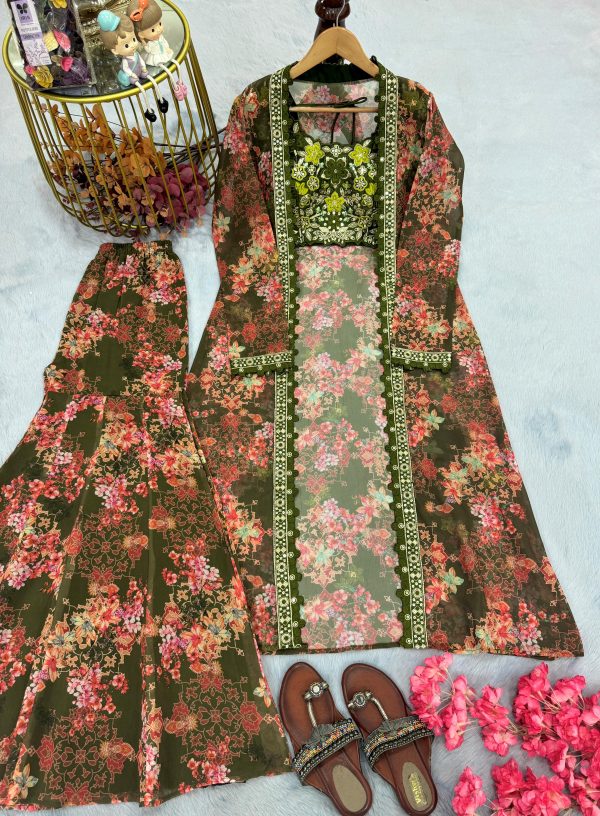 AAROHI DESIGNER PD 1126 D TRENDING SHARARA PLAZZO SUITS