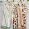 AASHA DESIGNER 10005 TURKIS VOL 2 PRINTED CORD SET