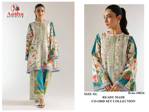 AASHA DESIGNER 10024 TRENDING CORD SET WHOLESALE