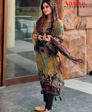 AASHA DESIGNER 1177 COTTON SALWAR SUITS