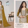AFFAN CREATION 521 D ORGANZA PAKISTANI SUITS