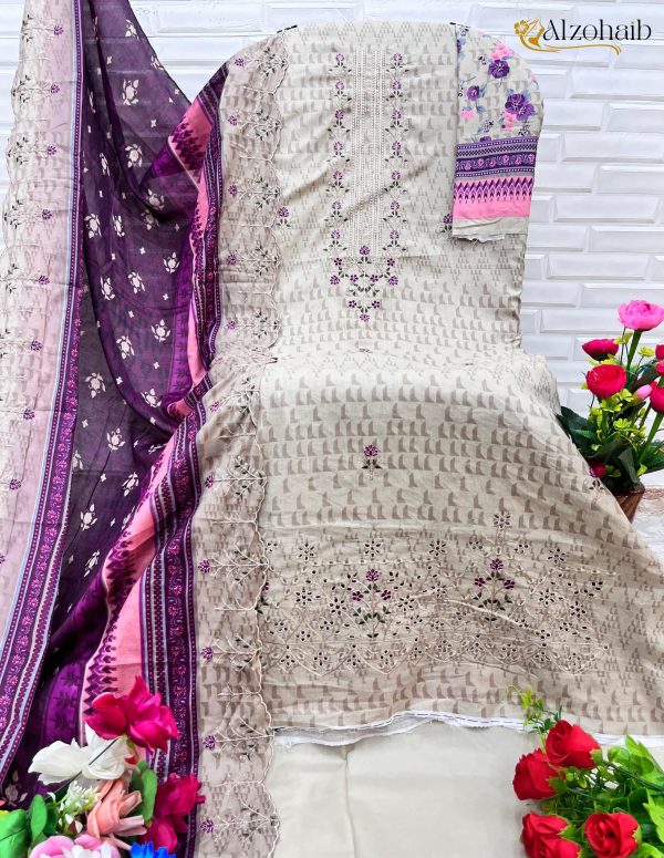 ALZOHAIB AZ 1089 PAKISTANI COTTON SUITS