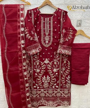 ALZOHAIB AZ 1196 A READYMADE PAKISTANI SUITS