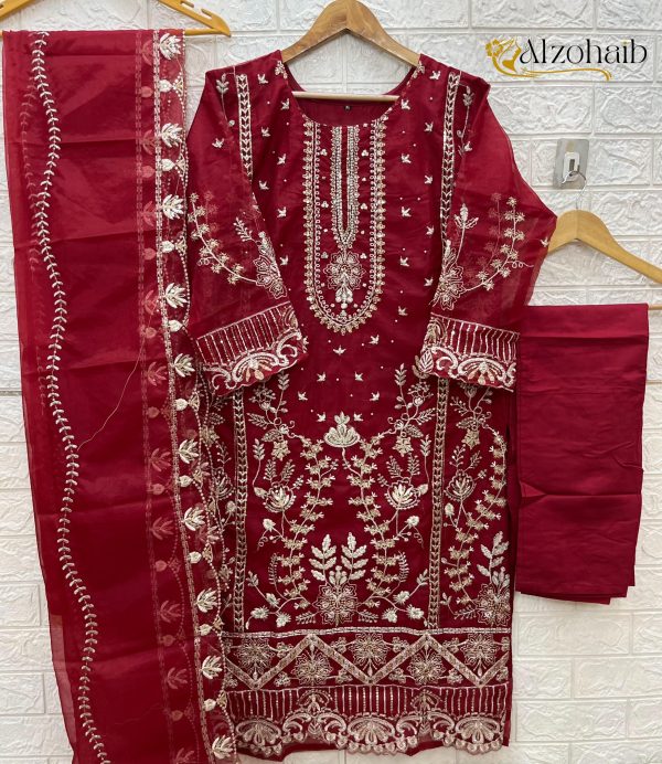 ALZOHAIB AZ 1196 A READYMADE PAKISTANI SUITS