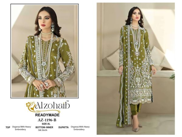 ALZOHAIB AZ 1196 B READYMADE PAKISTANI SUITS