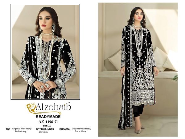 ALZOHAIB AZ 1196 G READYMADE PAKISTANI SUITS