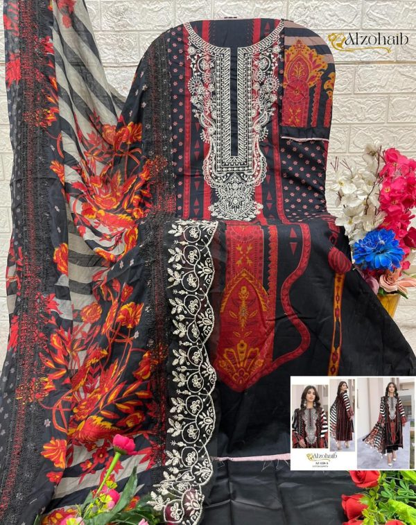ALZOHAIB AZ 1220 A RUBINA VOL 1 COTTON SUITS