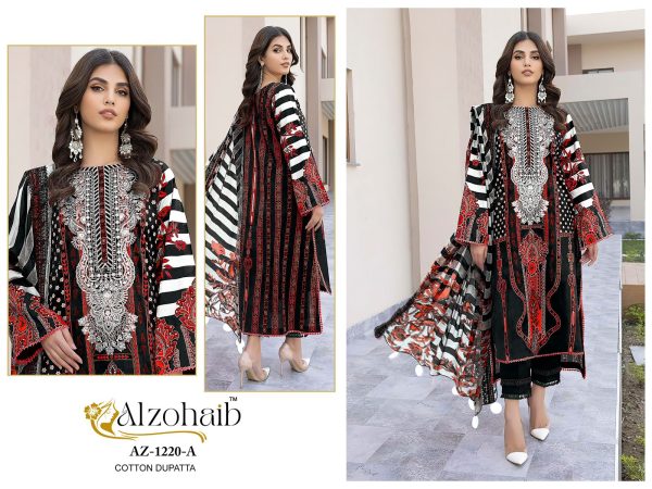 ALZOHAIB AZ 1220 A RUBINA VOL 1 COTTON SUITS