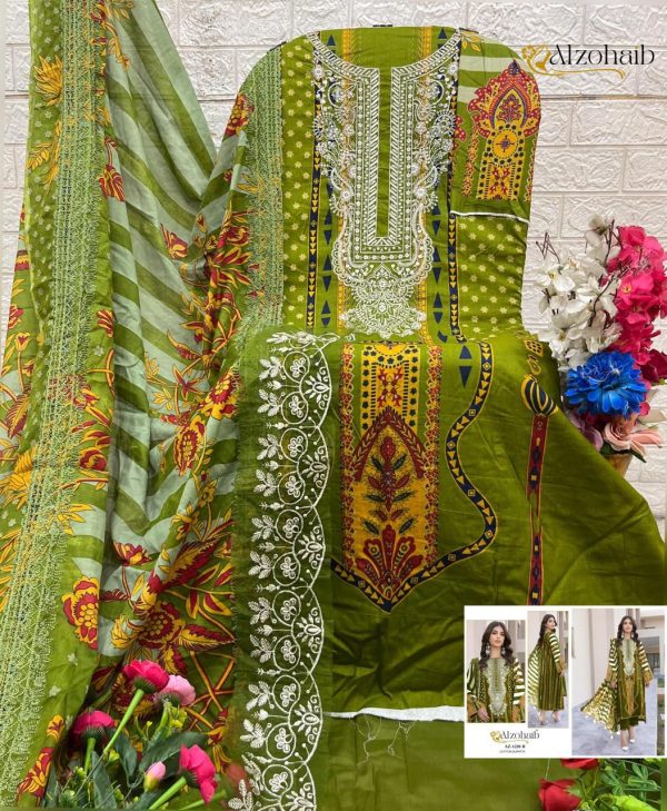 ALZOHAIB AZ 1220 B RUBINA VOL 1 COTTON SUITS