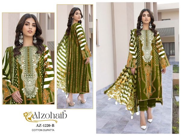 ALZOHAIB AZ 1220 B RUBINA VOL 1 COTTON SUITS