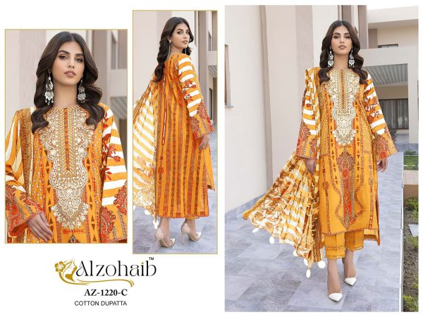 ALZOHAIB AZ 1220 C RUBINA VOL 1 COTTON SUITS