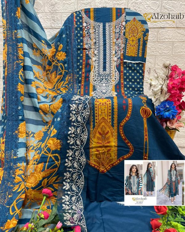 ALZOHAIB AZ 1220 D RUBINA VOL 1 COTTON SUITS