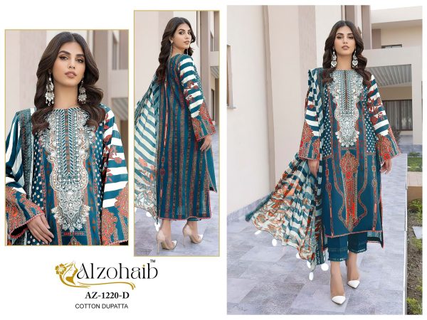 ALZOHAIB AZ 1220 D RUBINA VOL 1 COTTON SUITS