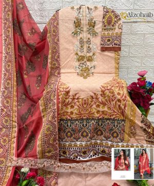 ALZOHAIB AZ 1305 B COTTON SALWAR SUITS ONLINE