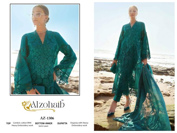 ALZOHAIB AZ 1306 AARZOO VOL 1 COTTON SALWAR SUITS
