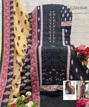 ALZOHAIB AZ 1316 D LAMHAY VOL 1 COTTON SALWAR SUITS