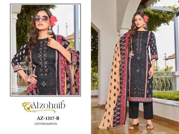 ALZOHAIB AZ 1316 D LAMHAY VOL 1 COTTON SALWAR SUITS