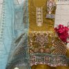 ALZOHAIB AZ 1341 B ORGANZA PAKISTANI SALWAR SUITS