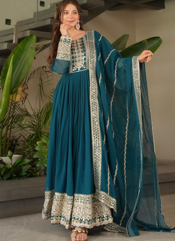 AYYANA CLOTHING AYYANA B GEORGETTE GOWN WHOLESALE