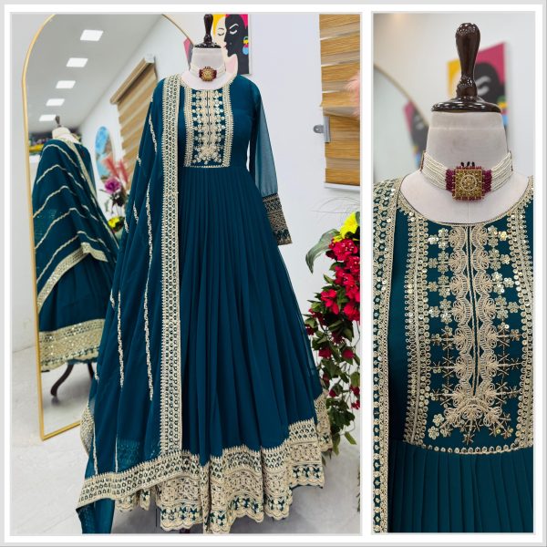 AYYANA CLOTHING AYYANA B GEORGETTE GOWN WHOLESALE