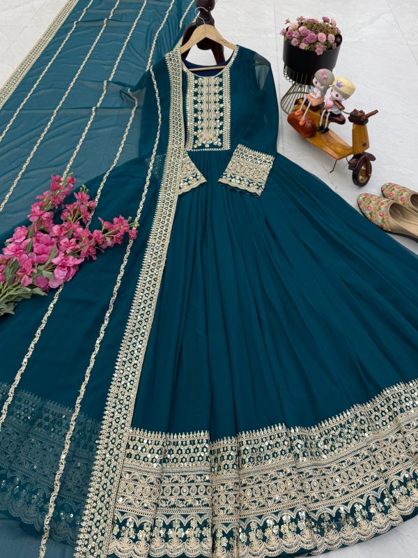 AYYANA CLOTHING AYYANA B GEORGETTE GOWN WHOLESALE