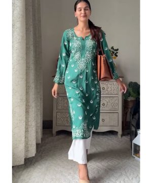 BE 384 DESIGNER EXCLUSIVE KURTA PLAZZO SUITS
