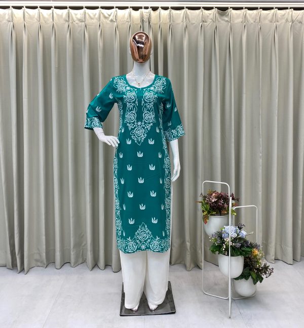BE 384 DESIGNER EXCLUSIVE KURTA PLAZZO SUITS