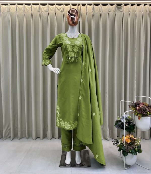 BE 385 B DESIGNER RAYON SLUB COTTON SUITS WHOLESALE