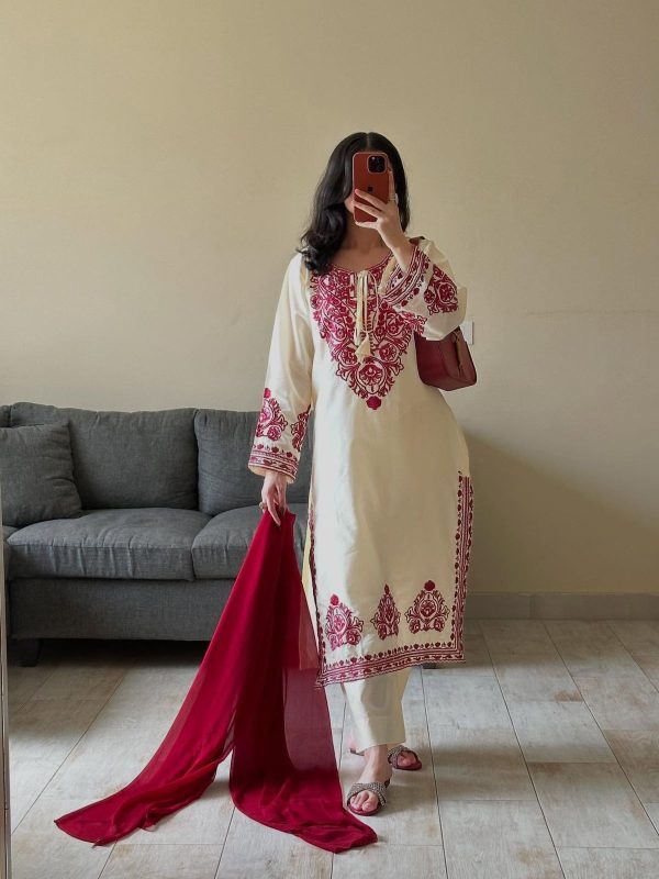 BE 386 DESIGNER WEAR EXCLUSIVE ROMAN SILK SUITS