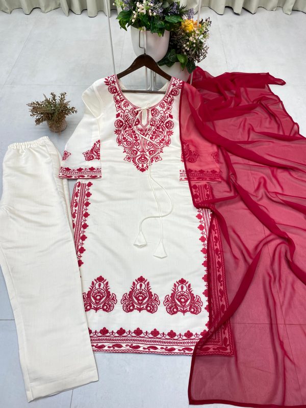 BE 386 DESIGNER WEAR EXCLUSIVE ROMAN SILK SUITS