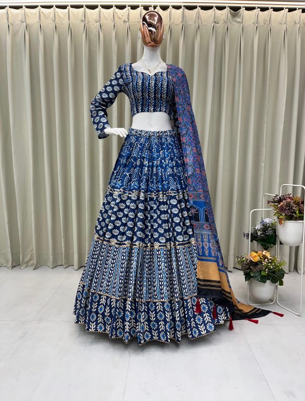 BE 389 A B C NAVARATRI SEASON EXCLUSIVE LEHENGA