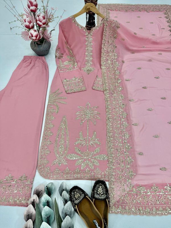 DHANI BOUTIQUE DB 007 TRENDING PLAZZO SUITS ONLINE
