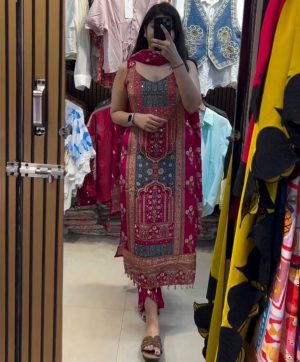 DHANI BOUTIQUE DB 008 A DESIGNER SALWAR SUITS