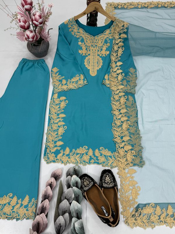 DHANI BOUTIQUE DB 009 A DESIGNER PLAZZO SUITS
