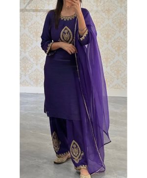 DHANI BOUTIQUE DB 011 DESIGNER PLAZZO SUITS ONLINE