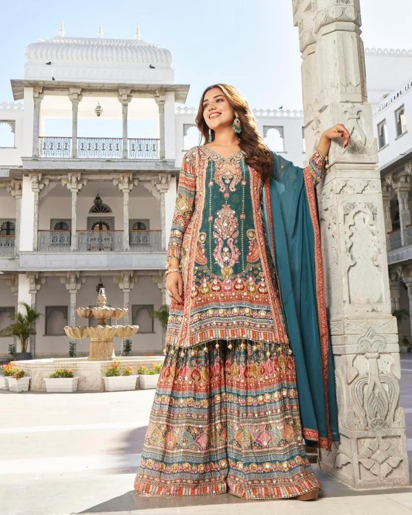 DHANI BOUTIQUE DB 012 DESIGNER PLAZZO SUITS