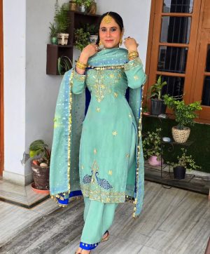 DHANI BOUTIQUE DB 014 DESIGNER PLAZZO SUITS