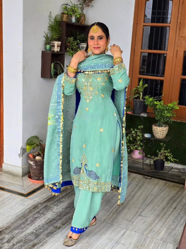 DHANI BOUTIQUE DB 014 DESIGNER PLAZZO SUITS