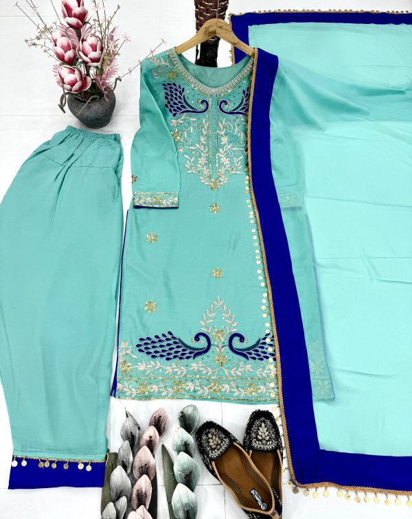 DHANI BOUTIQUE DB 014 DESIGNER PLAZZO SUITS