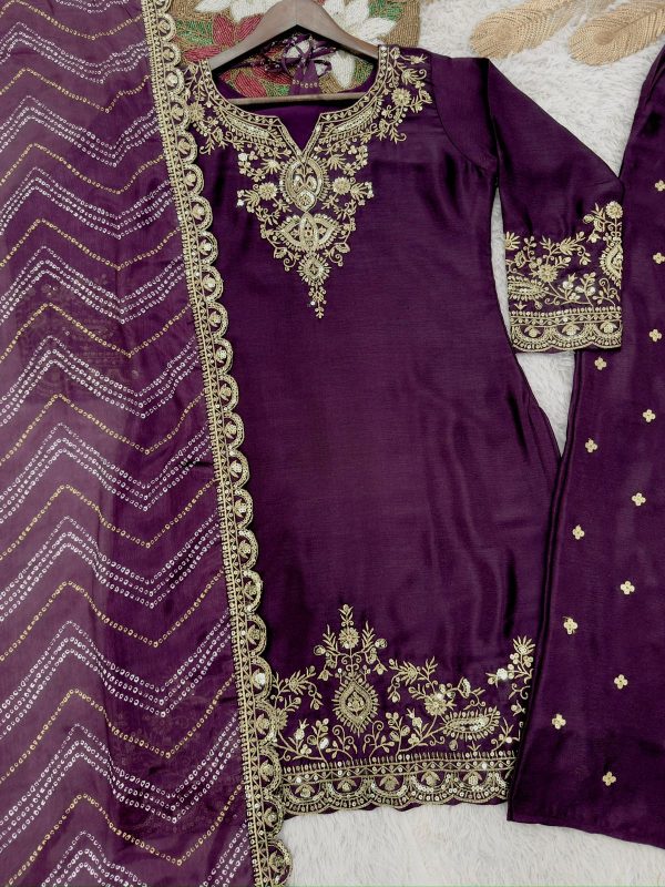 DHK 1362 A DESIGNER PLAZZO SUITS WHOLESALE
