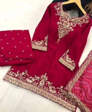 DHK 1362 B DESIGNER PLAZZO SUITS WHOLESALE