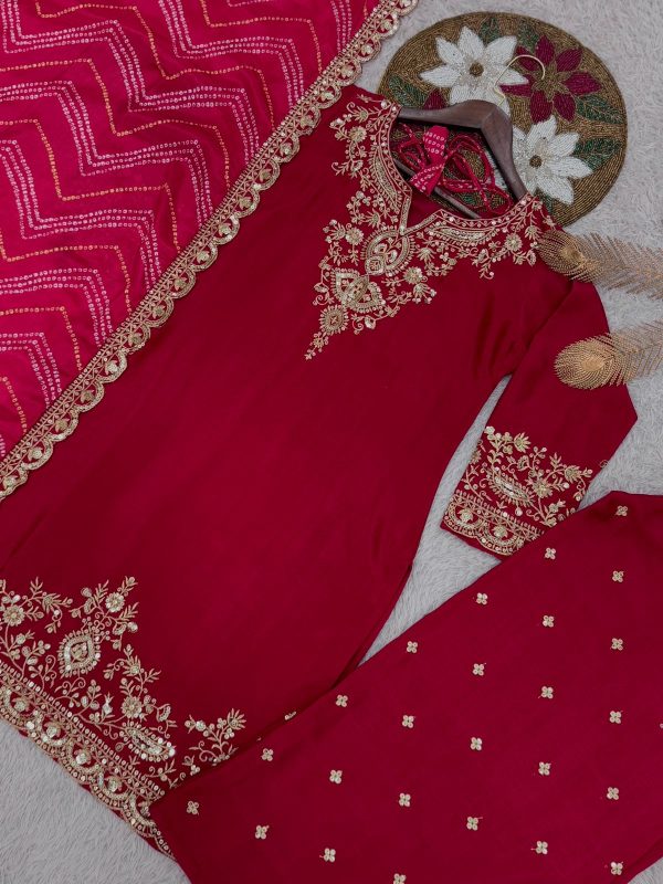 DHK 1362 B DESIGNER PLAZZO SUITS WHOLESALE