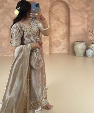 DHK 1365 DESIGNER JIMMY CHU SILK SALWAR SUITS