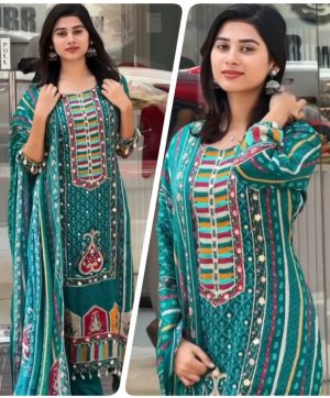 DHK 1366 DESIGNER CHINON SILK SALWAR SUITS