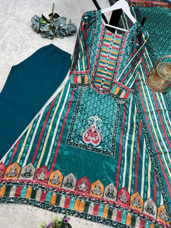 DHK 1366 DESIGNER CHINON SILK SALWAR SUITS