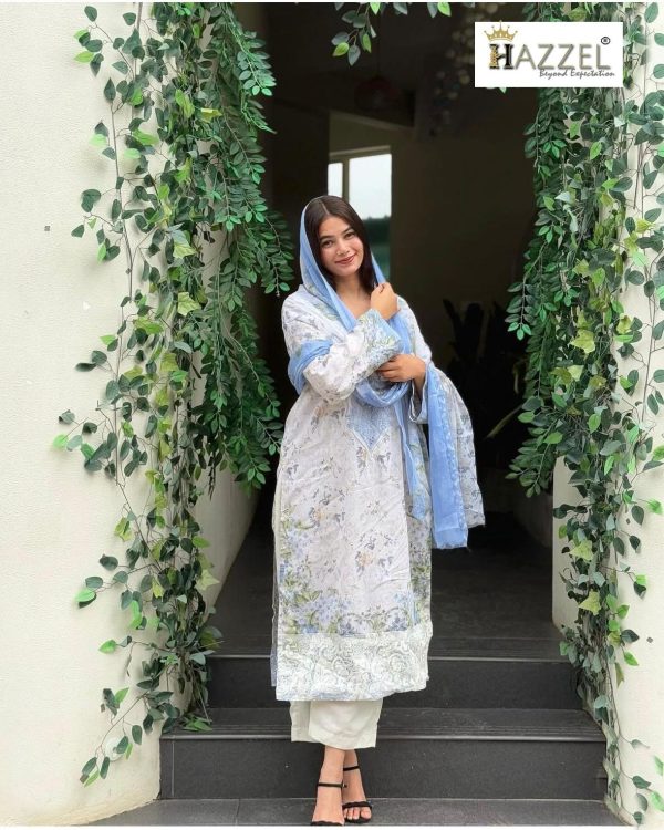 HAZZEL 0327 COTTON PAKSITANI SALWAR SUITS