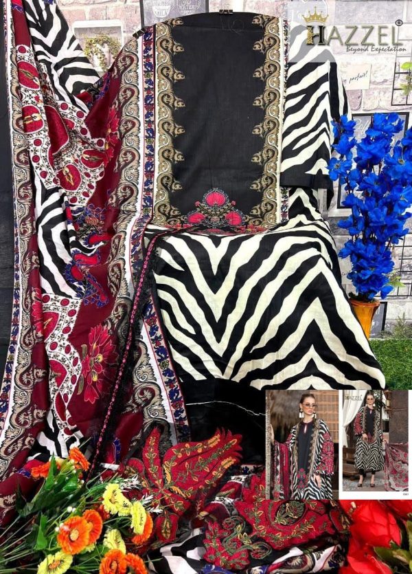 HAZZEL 0361 COTTON SALWAR SUITS WHOLESALE