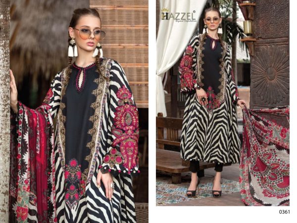 HAZZEL 0361 COTTON SALWAR SUITS WHOLESALE