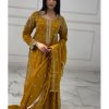 HK 1713 B DESIGNER PLAZZO SUITS WHOLESALE