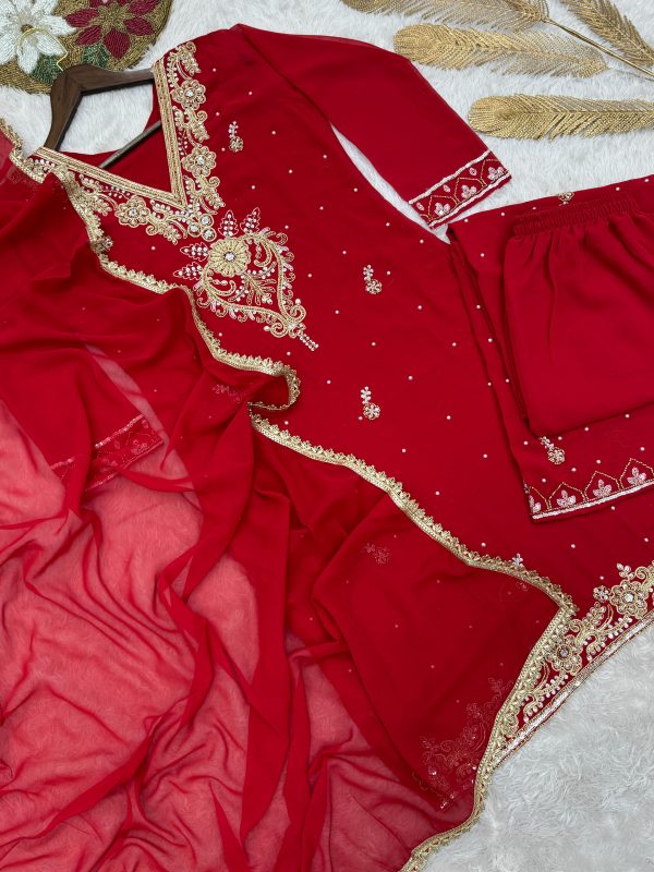 HK 1714 DESIGNER PLAZZO SUITS WHOLESALE